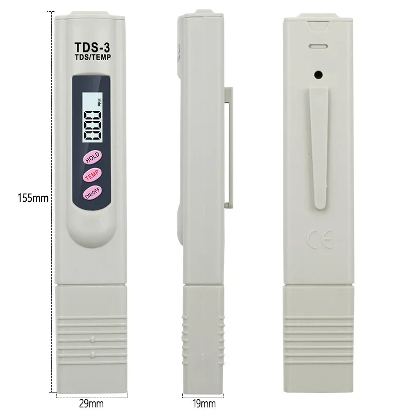 Water Tester Quality Detector Portable LCD Digital TDS Water Quality Tester Water Testing Pen Filter Meter Measuring Tools Accessory For Aquarium Pool