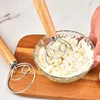 Cake Tools Danish Dough Whisk Stainless Steel Dutch Bread Dough Hand Mixer Wooden Handle Kitchen Baking Tools Artisian Blender 4