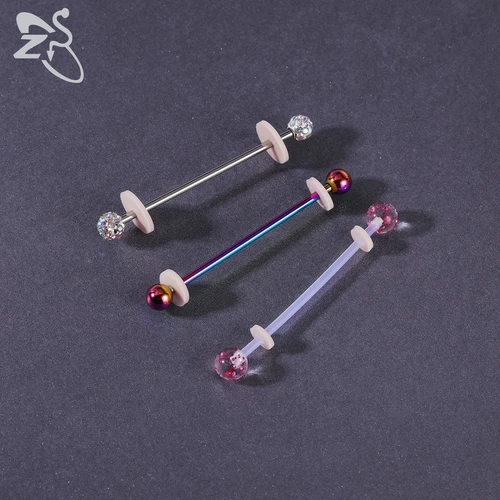 ZS 실리콘 피어싱 힐링 디스크 세트, 유연한 안티 과형성, 플랫 클리어 의료 등급 실리콘 디스크, 3mm, 5mm, 7mm, 9mm, 로트당 6-200 개 3