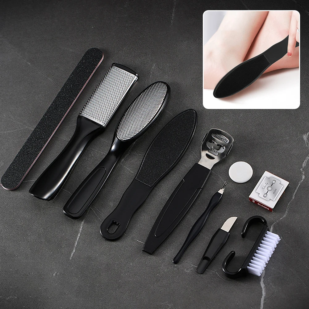 10Pcs Foot File Home Pedicure Kit Callus Removal Callus Removal Foot Care Kit For Salon Home