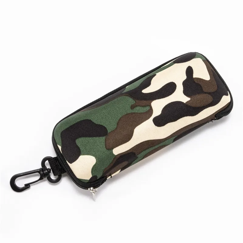 

Portable Outdoor Zipper Military Green Camouflage Glasses Box Sunglasses Box Thickened Compression Resistant Sunglasses Box