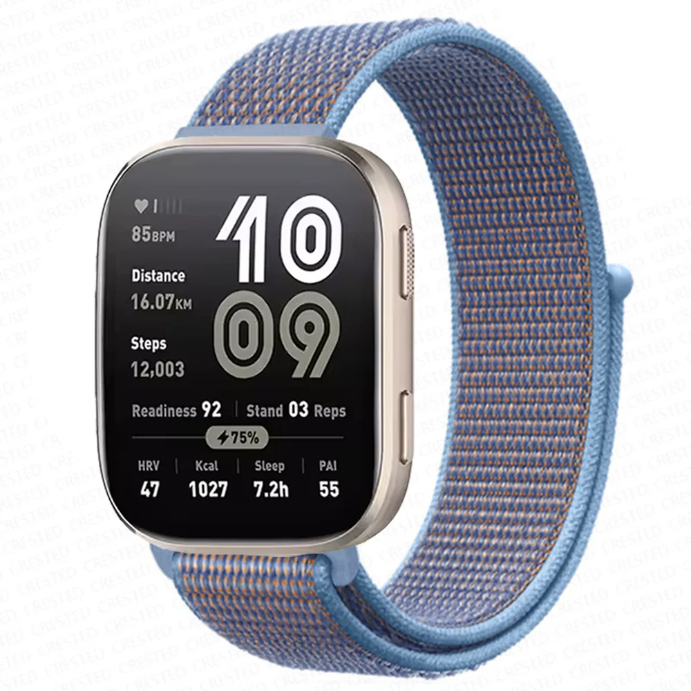 Nylon Loop Watchband Bracelet - 22mm Strap Replacement