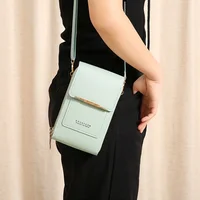 Women Crossbody Shoulder Bags Wallets Touch Screen Cell Phone Purse Soft Leather Strap Handbag for Female Luxury Messenger Bags - Image 6