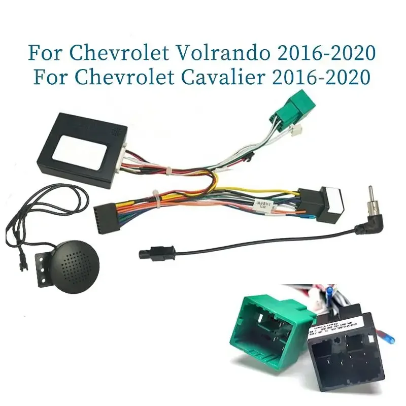 

Car 16pin Radio Audio Wiring Harness With Canbus Box For Chevrolet Volrando Cavalier 16-20 Stereo Installation Wire Adapter