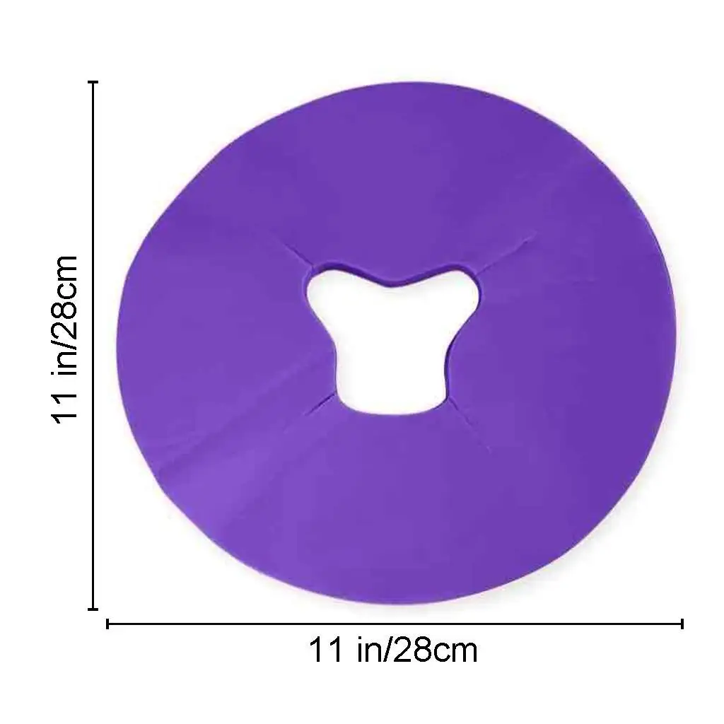 Disposable Non-woven Cloth Face Hole Table Cover Headrest Beauty Salon Accs Pink C 4