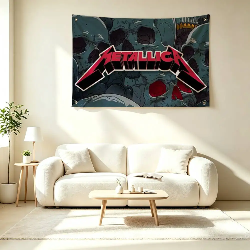 Classic Thrash Metal Band Flag - Perfect for Party, Club, Outdoor, or Interior Wall Decoration - Ideal Fans Gift