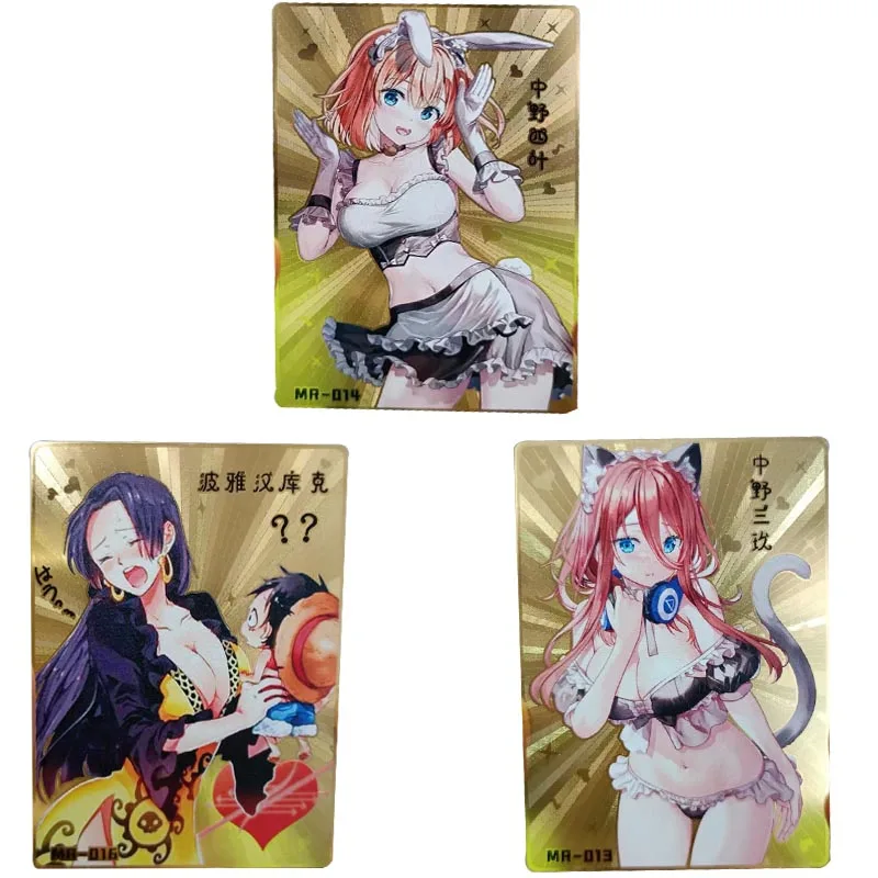 

New Goddess Story Metal Cards Fantasy Goddess Anime Cartoon People Kochou Shinobu Nakano Nino Tcg Collection Card Gift Toy