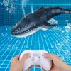 Remote Control Water Spraying Electric Shark Biomimetic Whale Swimming Toy Rc Simulation Whale Model Rechargeable Children's Toy 6