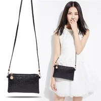 Mini sac messager en PU pour femme, sac à main pour fille, motif crocodile, porte-monnaie, sac à main pour téléphone, mode initiée, designer de luxe 1