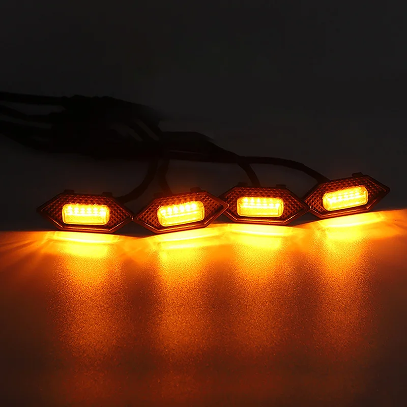 LED ڵ   ׸ ȣ  ȥ CRV 2017-2022   4Pcs  ׸ LED  ϳ׽ ̺ ׼