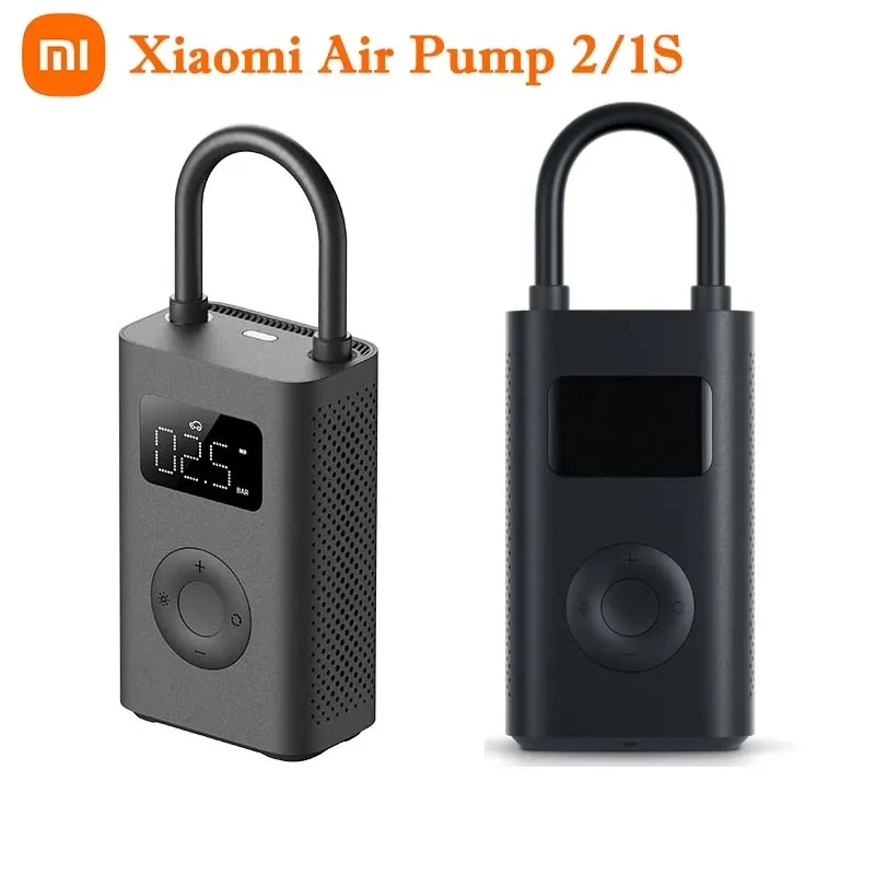 

New Xiaomi Mijia Air Pump 1S /Pump 2 Mi Inflatable Treasure Portable Electric Pump Air Compressor for Motorcycle Car Tire