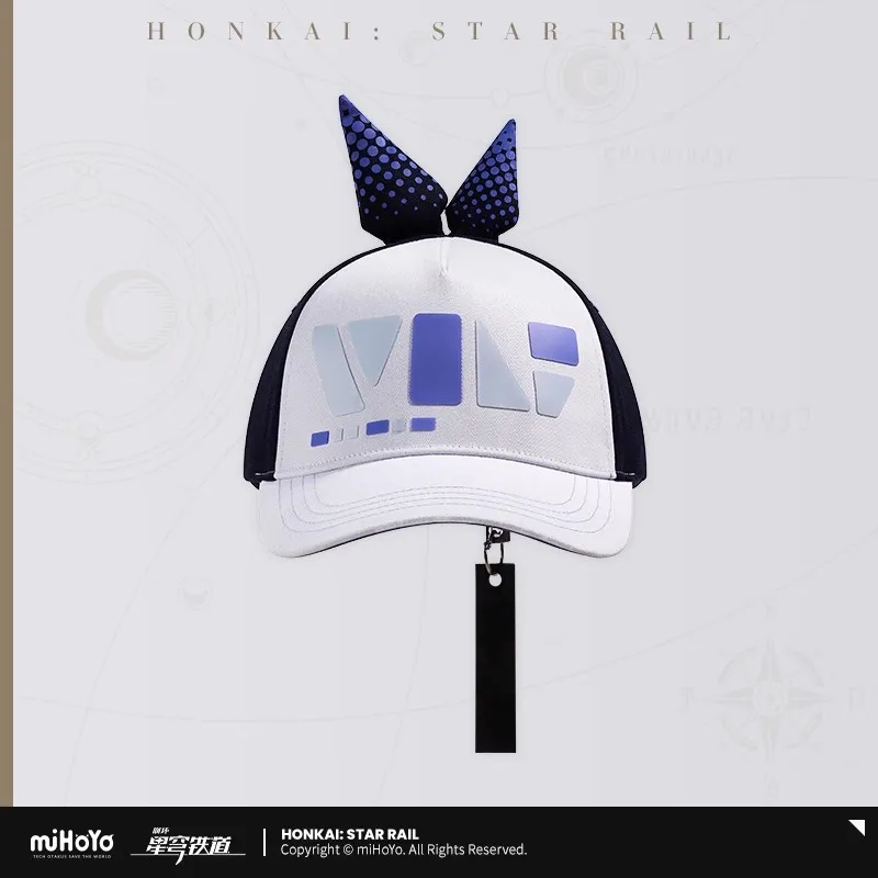 Silver Wolf Hat Official Game Honkai: Star Rail Silver Wolf Role Play Baseball Cap For Women Men Hat Props Cosplay Couple Gift