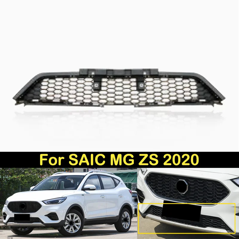 

DECHO Front lower Bumper Grill Mask Radiator Grille lower net For SAIC MG ZS 2020 lower Racing Grills AUTO GRILLE