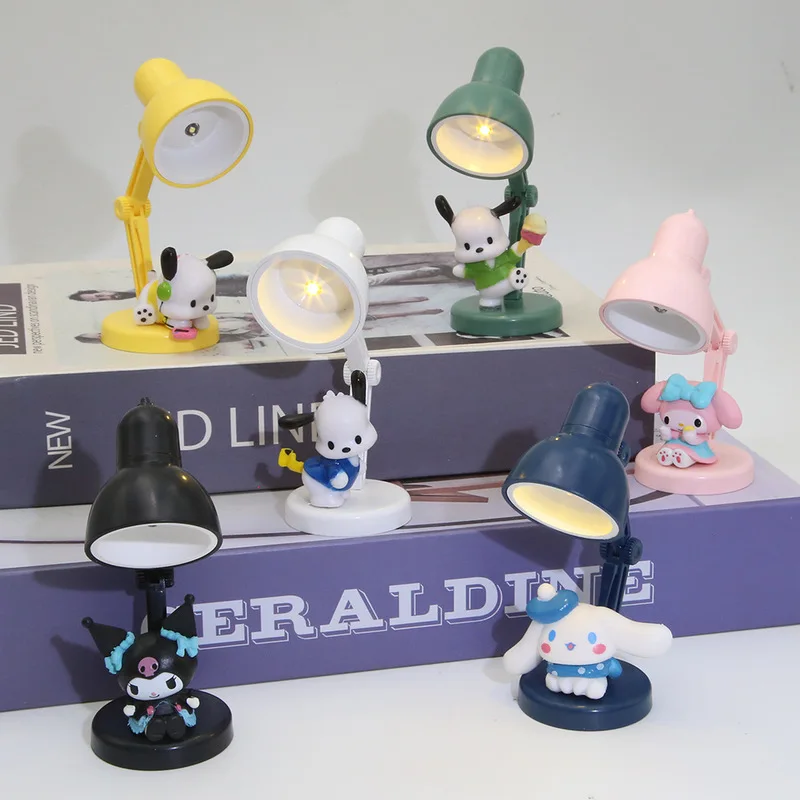 

Cartoon Sanrio Cute Pochacco Mini Nightlight Atmosphere Lamp Stereo Doll Ins Simple LED Small Desk Lamp For Kids Birthday Gift