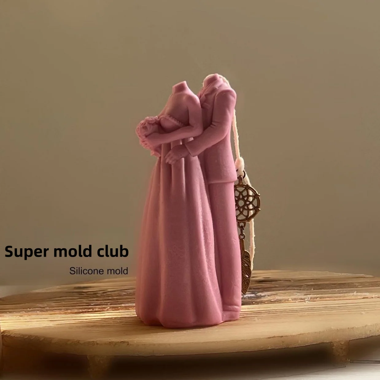 DIY Large Wedding Candle Silicone Mold Rose Peony Flower Wedding Decoration Cake Chocolate Silicone Mold Soap