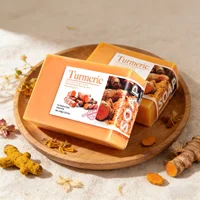 2 Savons Solides au Curcuma 100% Naturels et Biologiques, Faits Main, Éclaircissants et Anti-Acné pour le Visage et le Corps 5