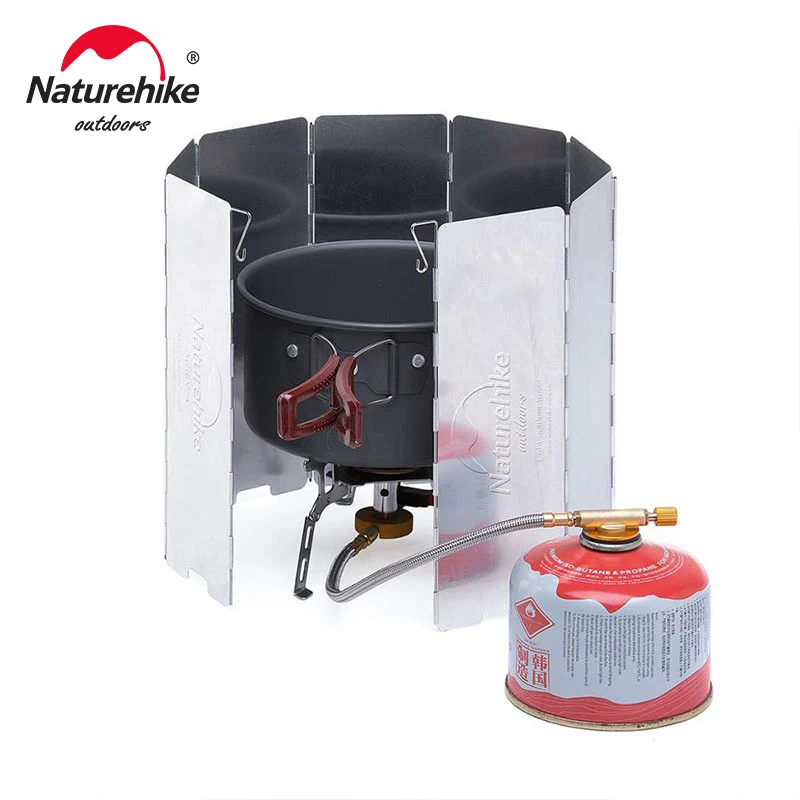 Naturehike Ultralight Outdoor 8 Plates Foldable Wind Shield Camping
