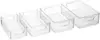 Refrigerator Organizer Bins - Plastic Pantry Organization and Storage Baskets - Stackable Food Fridge Organizers 5