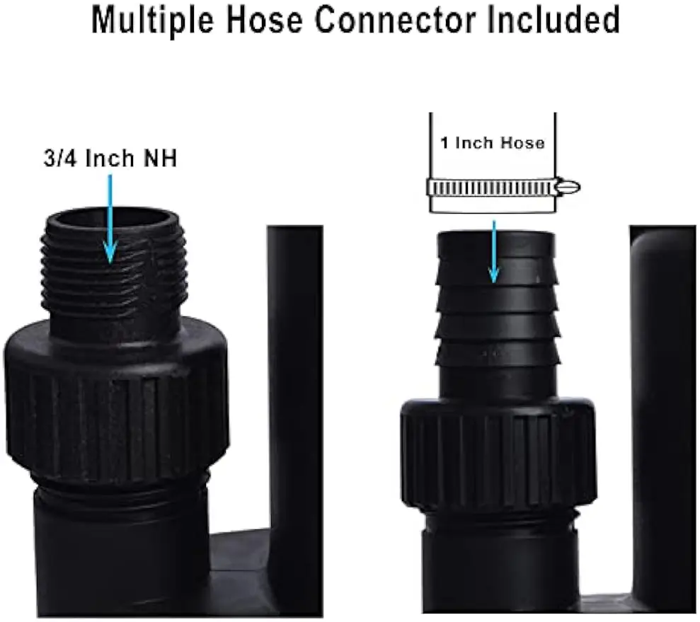 Tankless Water Heater Flush kit,Includes 1/6HP Pump, 3.2 Gallon Pail With Screw Top Lid, Two 3/4-inch GHT x 6 FT Color