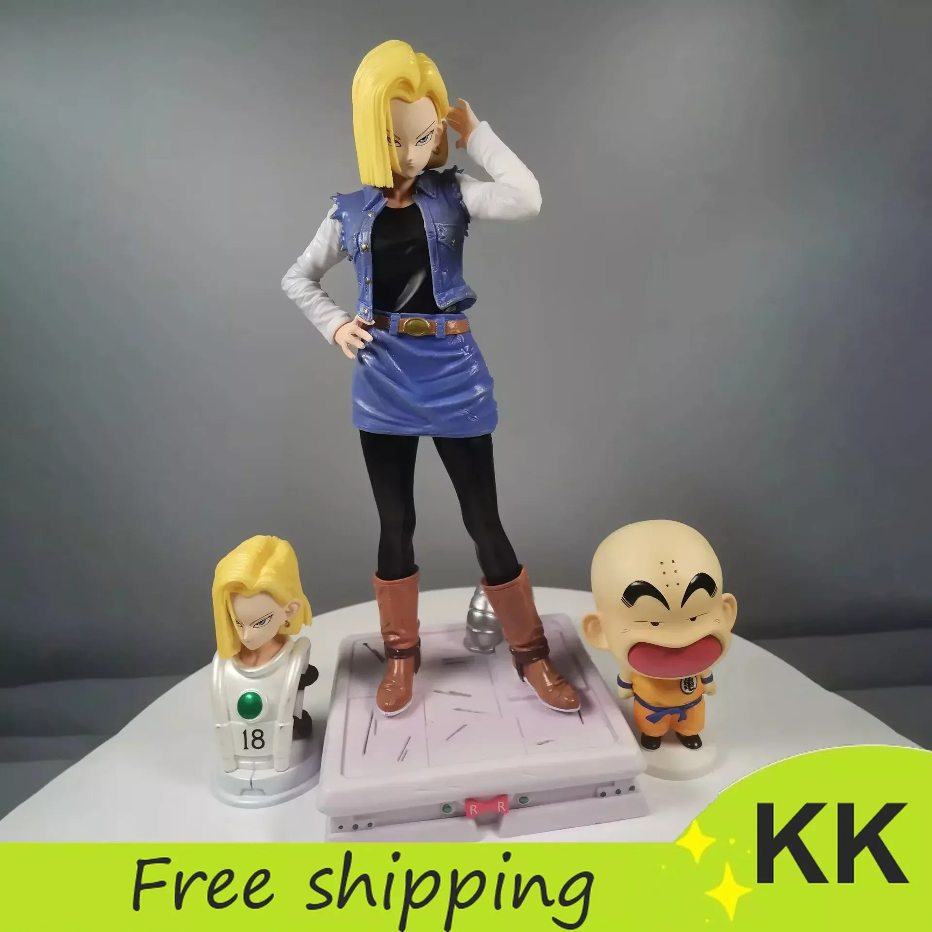 

20cm Dragon Ball Anime Figures Android 18 Royal Sister Sexy Girl Action Figure PVC Model Doll Collect Figure Ornament Gift Toys