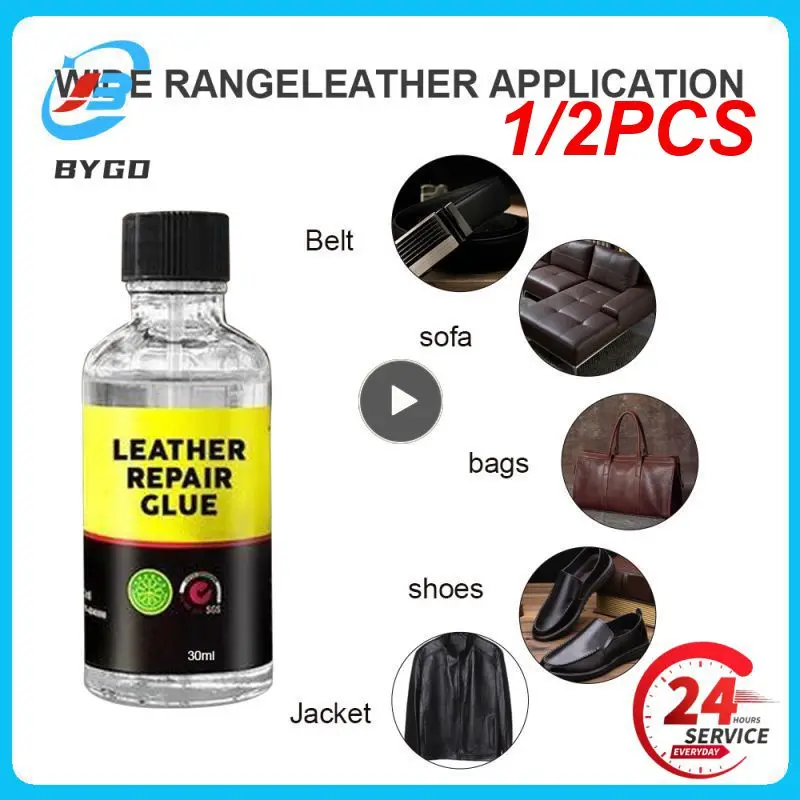 

1/2PCS Universal Car Leather Repair Glue Household Auto Sofa Seat Leather Maintenance Care Bags Shoes Quick Repair Adhesive