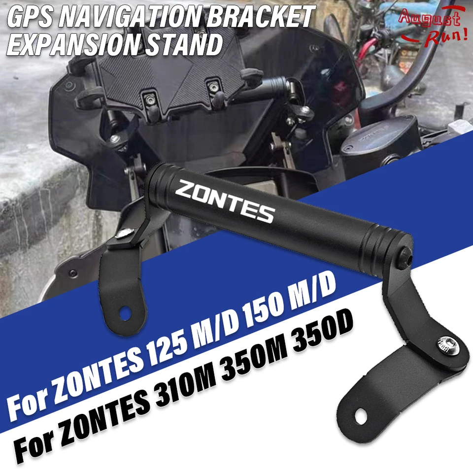 Soporte Para Móvil De Motocicleta - Compatible Con Zontes 310M, 350M, 350D Y Otros Modelos, Aleación De Aluminio