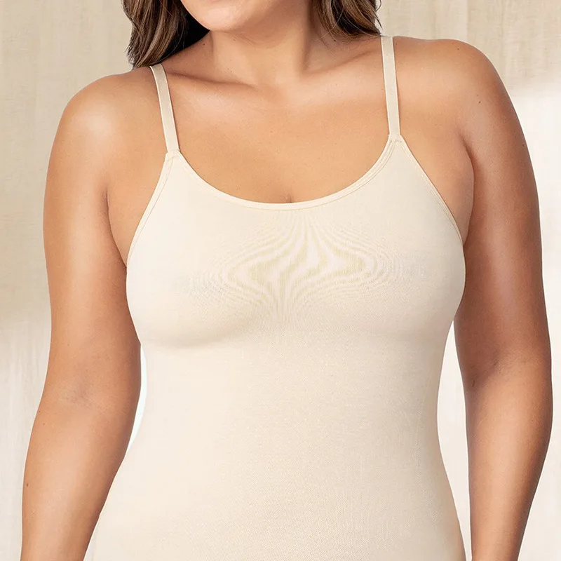 Mulheres Tummy Control Shapewear Corpo Suave Shaping Camisola Tanque Tops Plus  Size Emagrecimento Underwear Shaper De Compressão Sem Costura - AliExpress