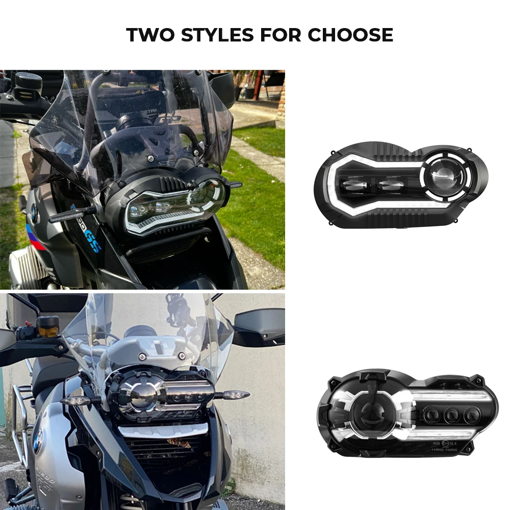E24 マーク LED ヘッドライト BMW R1200GS 2004-2013 LC R
