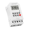 AC 220V DC 12V Second Setting Digital Timer Switch 24hr 7 Days Weekly Programmable Time Relay Voltage Output High Load Power 30A 3