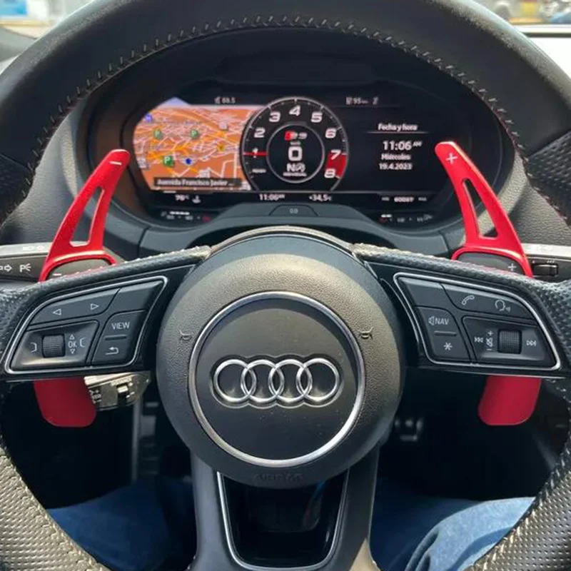Aluminum alloy Steering Wheel Paddle Shift For Audi 2017 2018 2019 S3 S5 SQ2 SQ5 TT A3 8V A4 A5 Q2 Q3 Q5 Q7