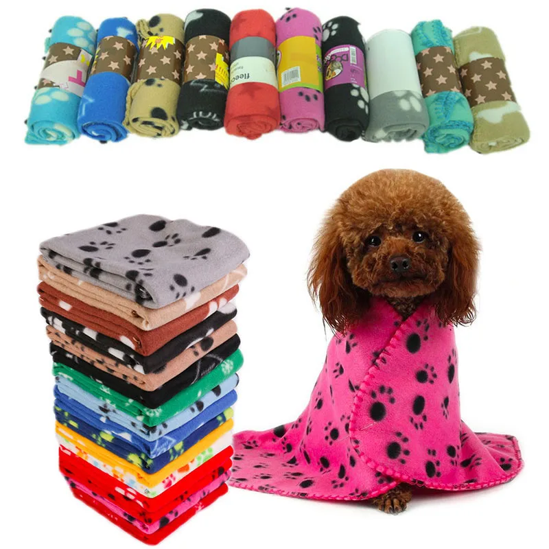 Soft Fleece French Bulldog Blankets Autumn/winter Warm Pet Dog Bed Mat