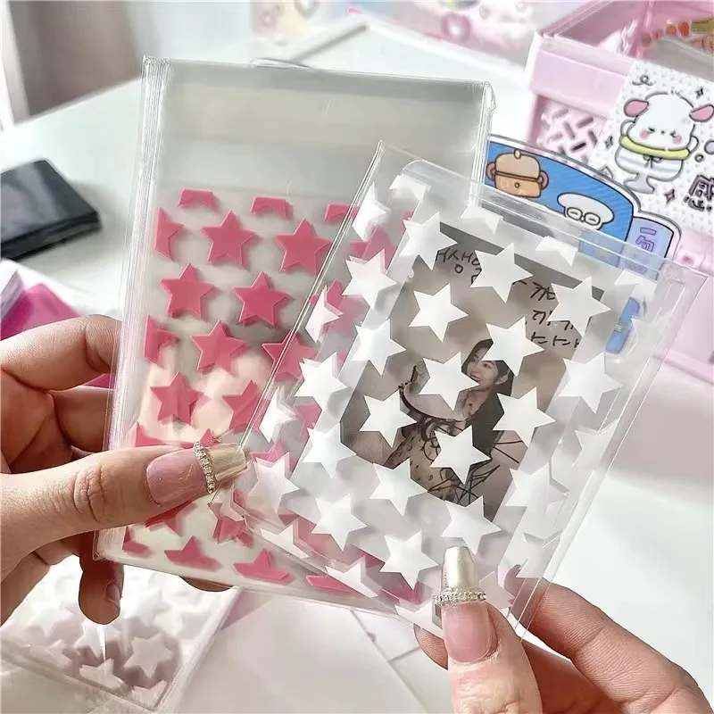 50Pcs Self Adhesive Plastic Bag InsToploader Photocard Holder Card Cover Protector Photo Film Packaging Bag Self Sealing Bag 2