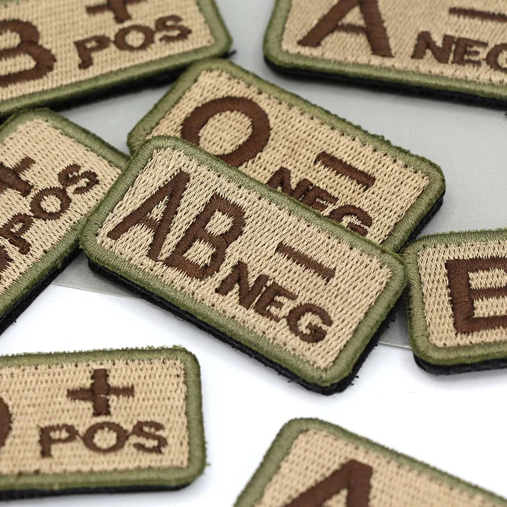 AB Negative Blood Type MultiCam (OCP) Patch