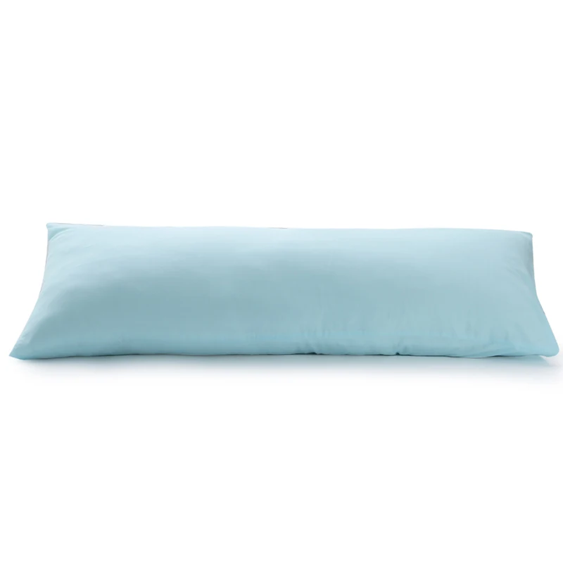 51*137cm Long Body Pillowcase Ultra Soft Cotton Pillow Case Solid Color Long Lovers Wedding Pillowcases Decorative Throw Pillow 4