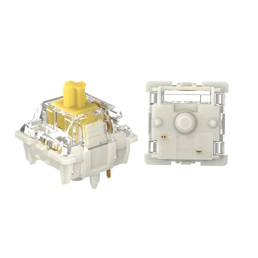Gateron-gateron g Pro v3 3.0 Pro v2 2.0 Switch 3pin Rgb Tátil Linear Branco Amarelo Vermelho Prata Marrom para Teclado Mecânico Pré-lubrificado - Imagem 3