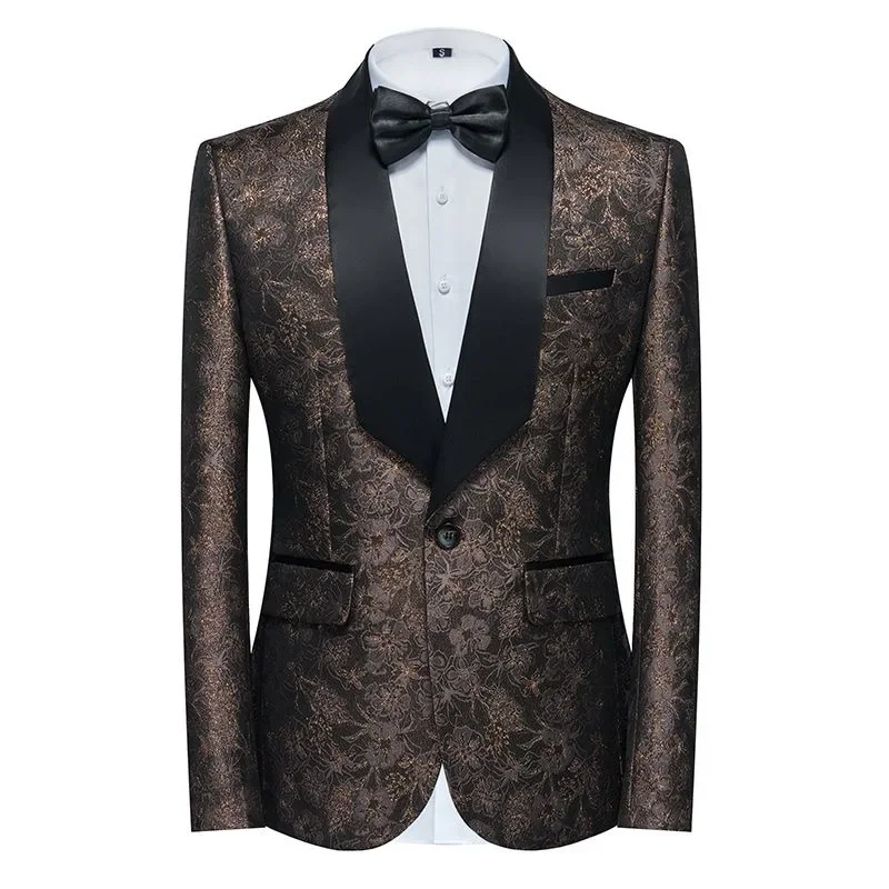 O532Business groom casual suit jacket DJ clothing studio suit