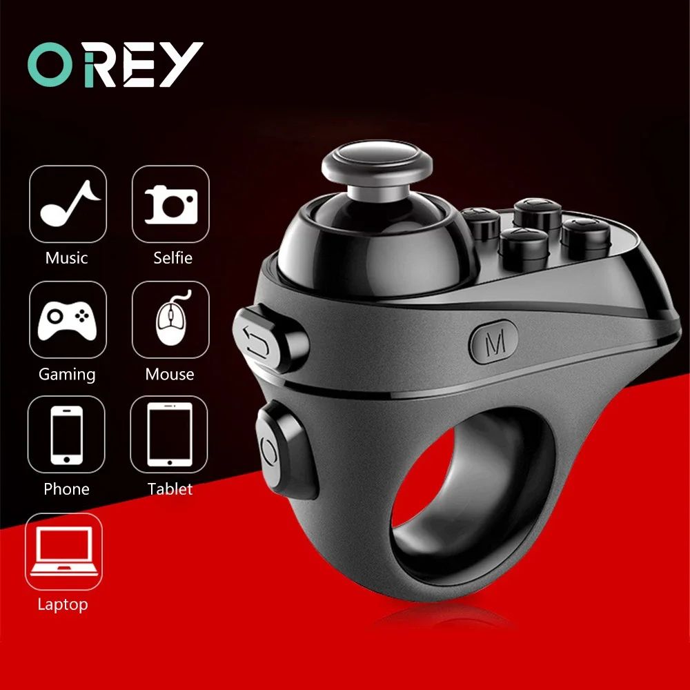 Bluetooth-compatible Gaming Finger Mouse Handle Adapter Mouse Gaming Mice Mause Gamer Support Android IOS System VR Headset gaming mouse
