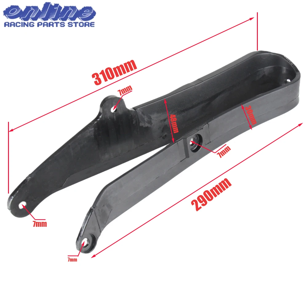Plastic Chain Slider Swingarm Guide For BSE J1 J5 250cc Dirt Bike MX Motocross Off Road Motorcycle