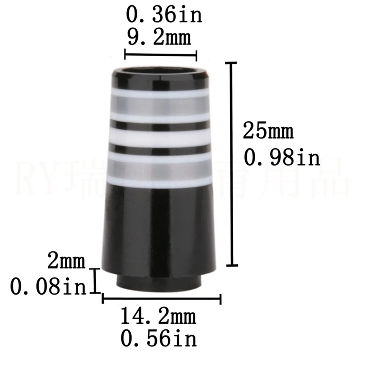 BAAU 20Pcs Golf Ferrules for 0.355 Tip Irons Shaft Sleeve Golf Iron Club Ferrules Replacement