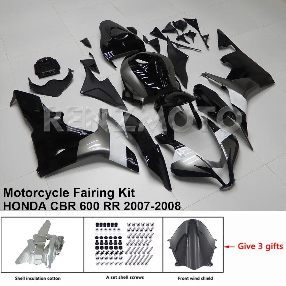 

Motorcycle Fairing Kit For HONDA CBR600RR 2007-2008 High Quality CBR 600RR Plastic Guard Plate Accessories Shell H0607-103a