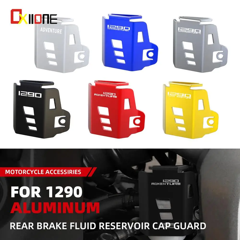 

Oil Cup Guard For 1290 1090 R Adv 1190 1290 Super Adventure S /Super Duke R CNC Rear Brake Fluid Reservoir Cap Cover Protector