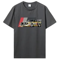 Sport S1 E2 groupe B voiture de rallye Stig Blomqvist Mikkola et Walter T-Shirt décontracté T-Shirt couverture en coton vêtements pour hommes unisexe T-Shirt 2