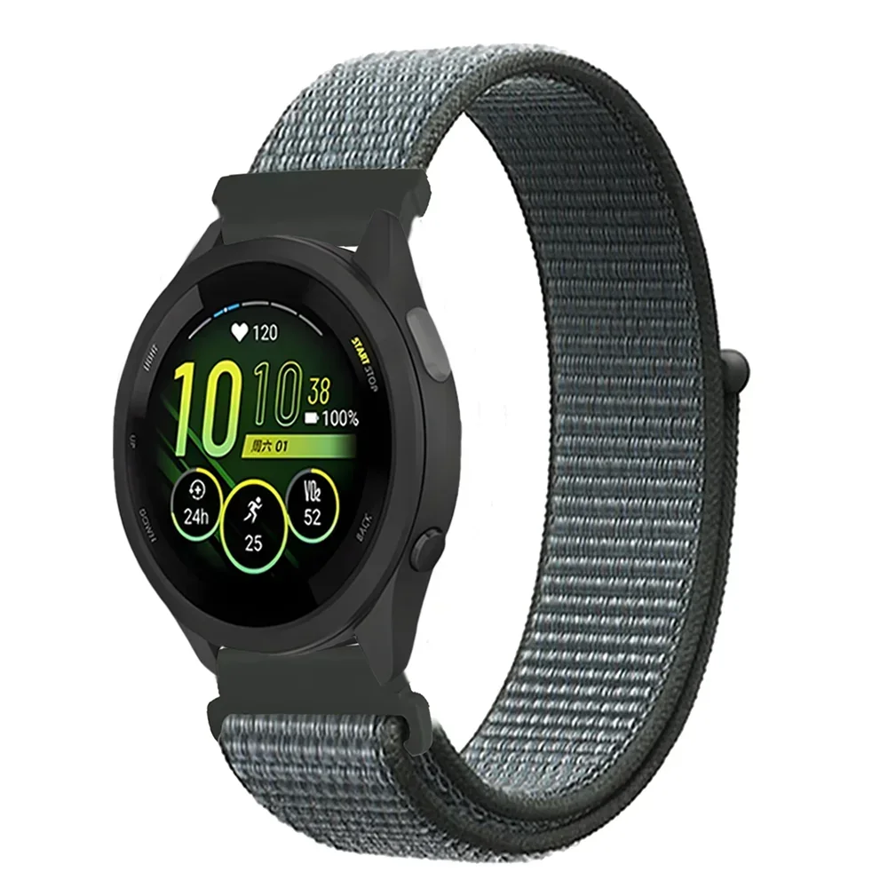 Nylon Braided Loop Sport Bracelet Wristband - 20/22mm Strap