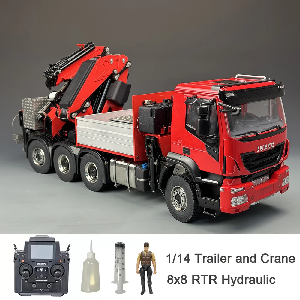 IVECO-8x8-RC-Hydraulic-Trailer-Crane-Tamiya-1-14-Metal-Crane-with-Rear ...