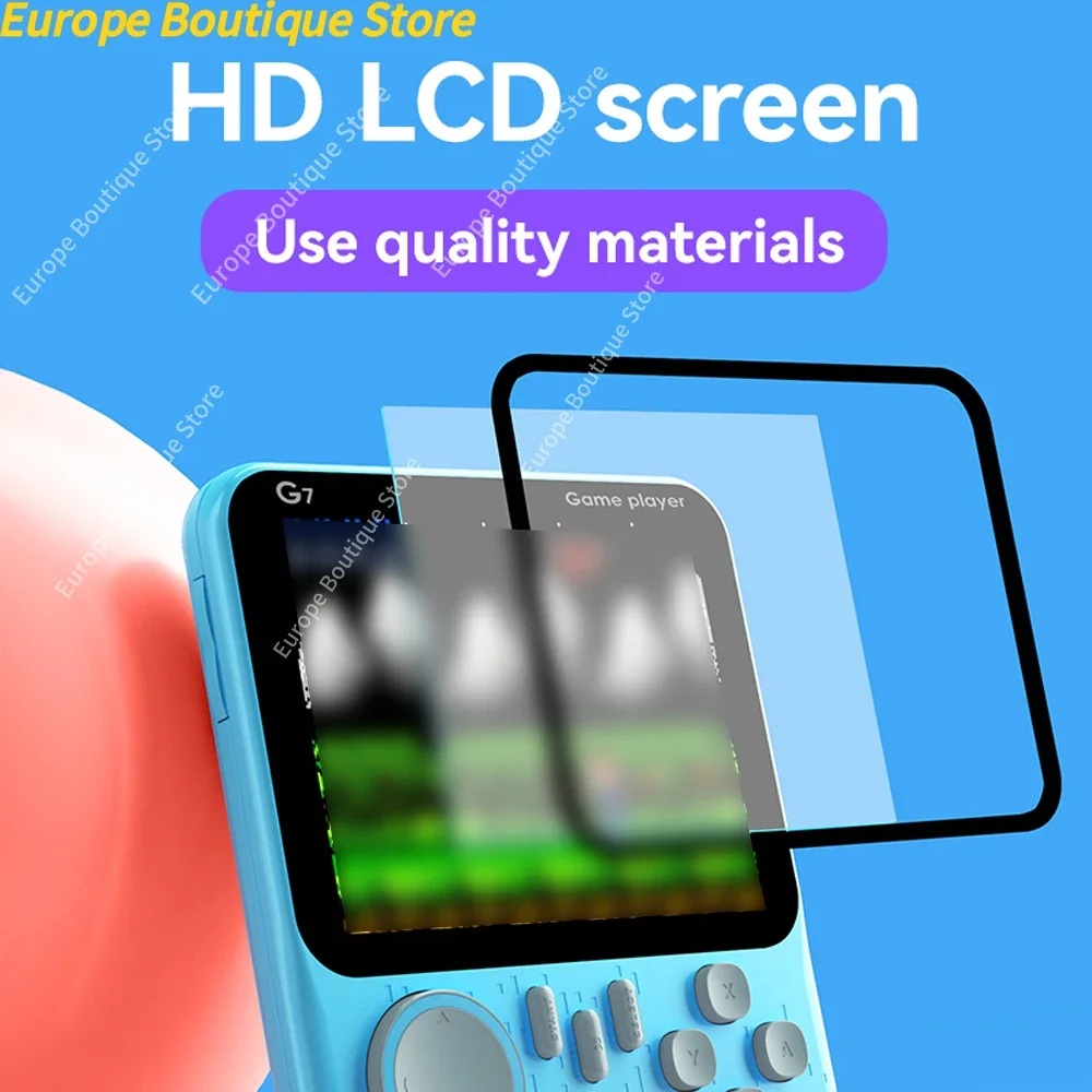 Handheld Game Console 3.5 inch G7 666 in 1 Portable Retro Student Card Machine Portable Retro Nostalgic Games Console - 2
