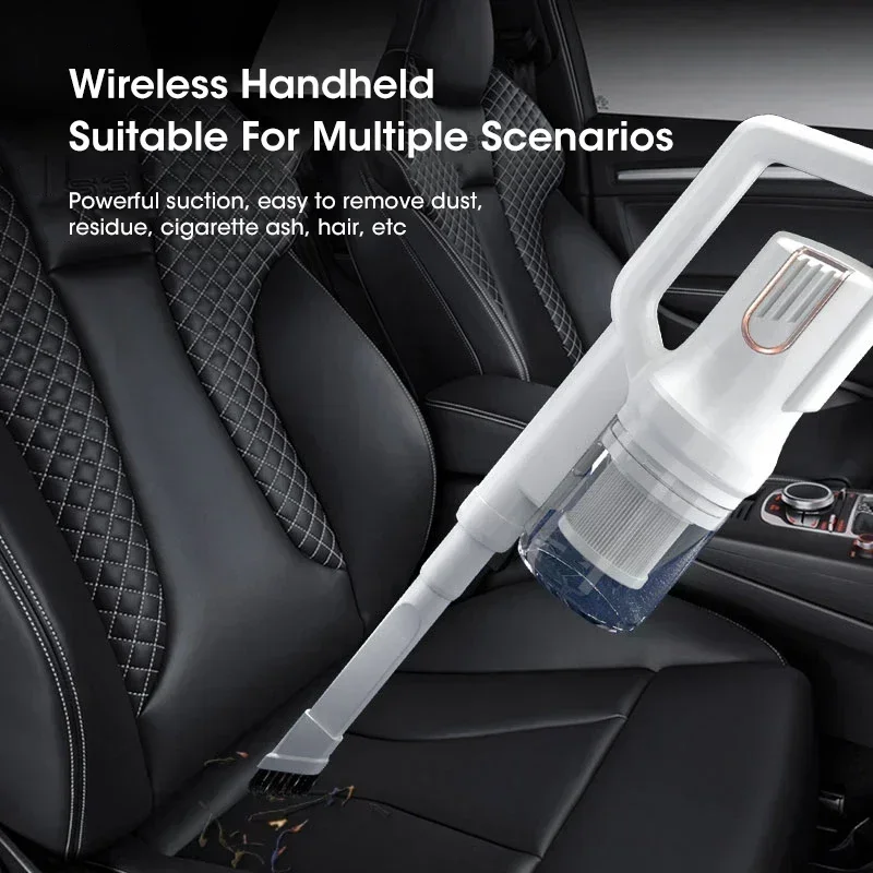 5Kpa High Suction Wireless Handheld Vacuum Cleaner Portable Low Noise for Home Car Multifunctional Use 4