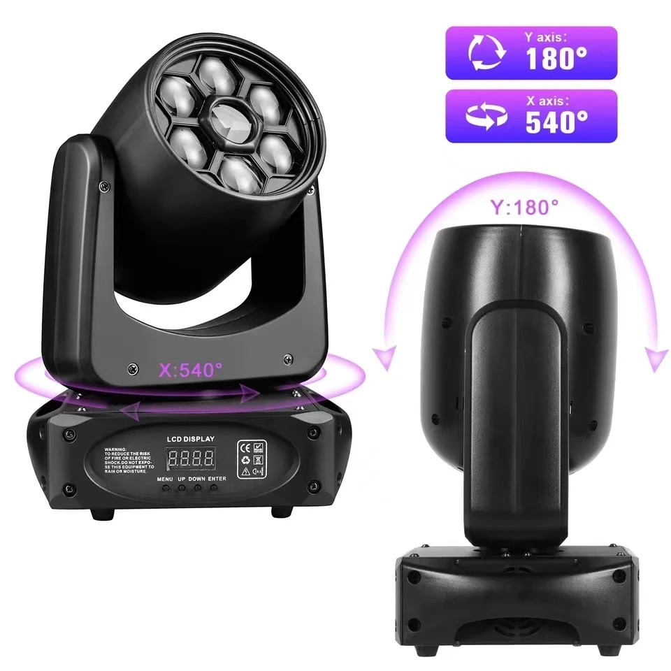 Disco Bee Eye's LED 150w Colorful Trigeminal Pattern Lights Gobo Moving Head Lig
