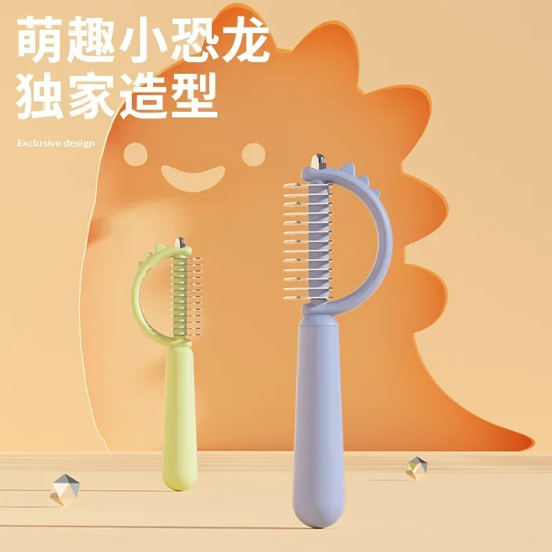 Pet detangling brush