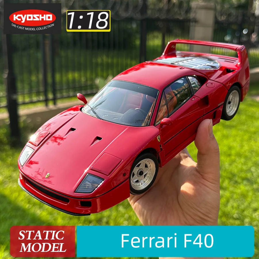 Kyosho 1/18 Ferrari F40 ダイキャスト製 Amazon.com: Kyosho Original 1/18 Ferrari F40 Black Finished