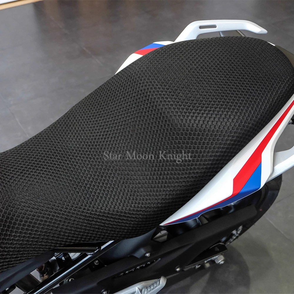 오토바이 보호 3D 메쉬 쿠션 시트 쿨 커버 BMW G310GS G310R G 310 G310 GS R 패브릭 안장 시트 커버 액세서리
